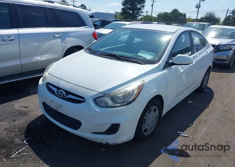 2012 Hyundai Accent Gls from USA, damaged, VIN KMHCT4AE6CU200931